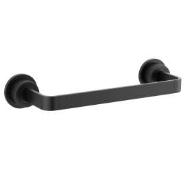 Cambium Matte black hand towel bar, YB0686BL