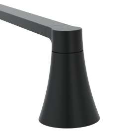 Jase Matte black towel bar, YB0724BL