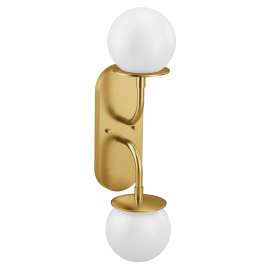 Cia Brushed gold one globe bath light, YB0762BG