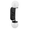Cia Matte black one globe bath light, YB0762BL