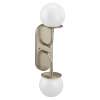 Cia Brushed nickel one globe bath light, YB0762BN
