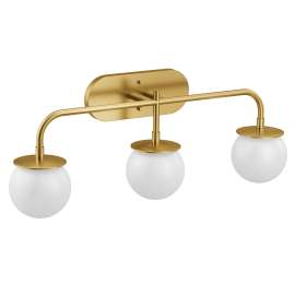 Cia Brushed gold one globe bath light, YB0763BG