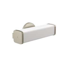 Iver Brushed nickel one globe bath light, YB1357BN