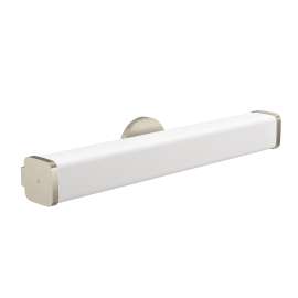 Iver Brushed nickel one globe bath light, YB1358BN