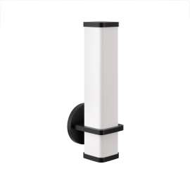 Iver Matte black one globe bath light, YB1361BL