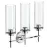 Greenfield Chrome three globe bath light, YB1763CH