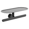Greenfield Matte black double paper holder, YB1788BL
