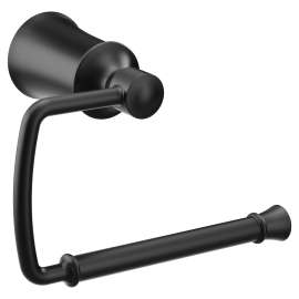 Dartmoor Matte black paper holder, YB2108BL