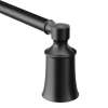 Dartmoor Matte black 18" towel bar, YB2118BL