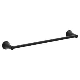 Pyrite Matte black 18" towel bar, YB2618BL