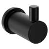 Summit Matte Black Single Robe Hook, YB6303BL
