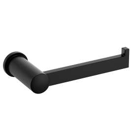 Summit Matte Black Single-Post Paper Holder, YB6309BL