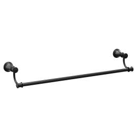 Belfield Matte black 24" towel bar, YB6424BL