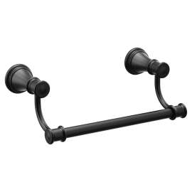 Belfield Matte black hand towel bar, YB6486BL