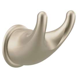 Mason Satin nickel Double Robe Hook, YB8003SN