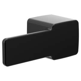 90 Degree Matte black tank lever, YB8801BL