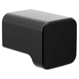 90 Degree Matte black drawer knob, YB8805BL