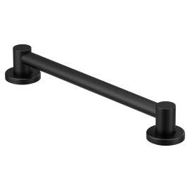 Matte black 18" designer grab bar, YG0418BL