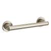 CAMBIUM Brushed nickel/polished nickel 12" designer grab bar, YG0612NLBN