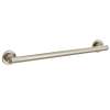 CAMBIUM Brushed nickel/polished nickel 24" designer grab bar, YG0624NLBN