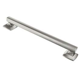 Boardwalk Brushed nickel 16" Designer Grab Bar, YG3216BN