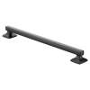 Voss Matte black 24" designer grab bar, YG5124BL