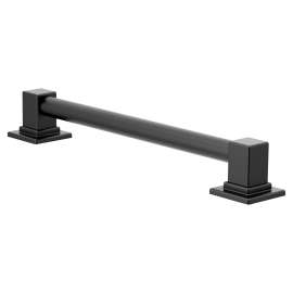 90 Degree Matte black 18" designer grab bar, YG8818BL