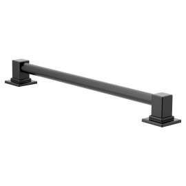 90 Degree Matte black 24" designer grab bar, YG8824BL