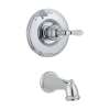 Single Function Pressure Balanced Tub Filler Less Handle and Rough-in in Polished Chrome