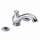 T2778-LHP Leland Roman Tub Filler Less Handles in Polished Chrome