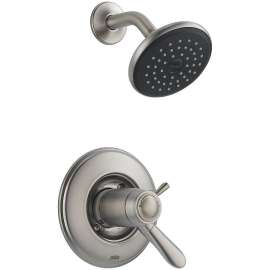 Lahara T17T238-SS Dual Function Pressure Balanced Shower Trim with Integrated Shower Trim Less Rough-in in Brilliance Stainless
