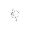 Delta Innovations: Metal Lever Handle Kit - Diverter, RP49264