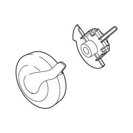 Delta Carlisle(TM): Temperature Knob & Cover - 17 Series, RP52152