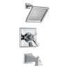 Dryden T17T451 Dual Function Pressure Balanced Thermostatic Bath and Shower Trim with Internal Volumn Control Less Rough-in in Polished Chrome
