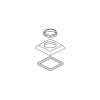 Delta Dryden(TM): Handle Base, Nut & Gasket - Roman Tub, RP53410SS