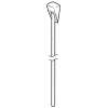 Delta Dryden(TM): Lift Rod & Finial - Widespread Bathroom, RP54095SS