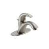 Single Handle Centerset Lavatory Faucet in Brilliance Stainless