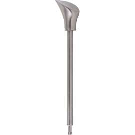 Lift Rod and Finial - Roman Tub in Brilliance Stainless
