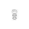 Delta Linden(TM): Trim Ring, Base & Gasket, RP62778SS