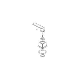 Delta Vero(R): Metal Lever Handle Kit - Hot - Roman Tub, RP63355