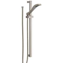 Dryden 57051-SS Premium Single-Setting Slide Bar Hand Shower in Brilliance Stainless