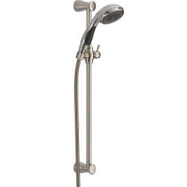 Universal 57014-SS Premium 3-Setting Slide Bar Hand Shower in Brilliance Stainless