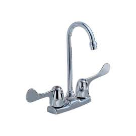 Two Handle Blade Bar/Prep Faucet in Polished Chrome