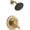 Lahara T17238-CZ Dual Function Pressure Balanced Shower Trim with Integrated Shower Trim Less Rough-in in Champagne Bronze