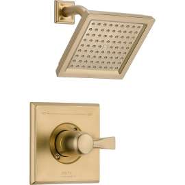 Shower Trim Single Function Pressure Balanced Less Rough-in in Champagne Bronze