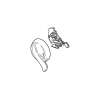 Delta Linden(TM): Temperature Knob & Cover - 17 Series, RP70641RB