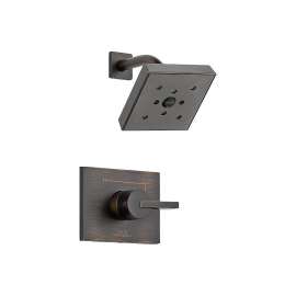 Pressure Balanced Shower Trim with H2Okinetic Less Rough-in in Venetian Bronze