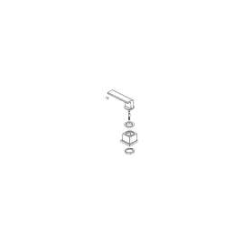 Delta Vero(R): Metal Lever Handle Kit - Hot - Bathroom, RP63349RB
