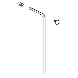 Two Handle Buttons and Set Screws in Champagne Bronze