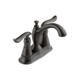 Linden 2594-RBMPU-DST Two Handle Centerset Lavatory Faucet - Metal Pop-Up in Venetian Bronze